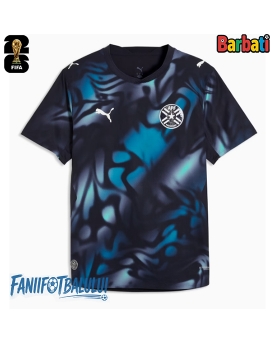 Paraguay Tricou Fotbal Replică Mondial 2026 Barbati Deplasare